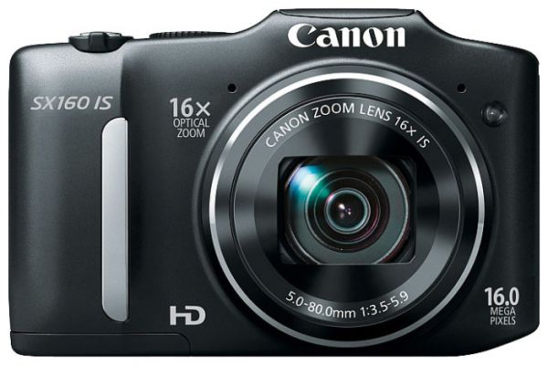 Фотоаппарат Canon PowerShot SX160 IS серебристый